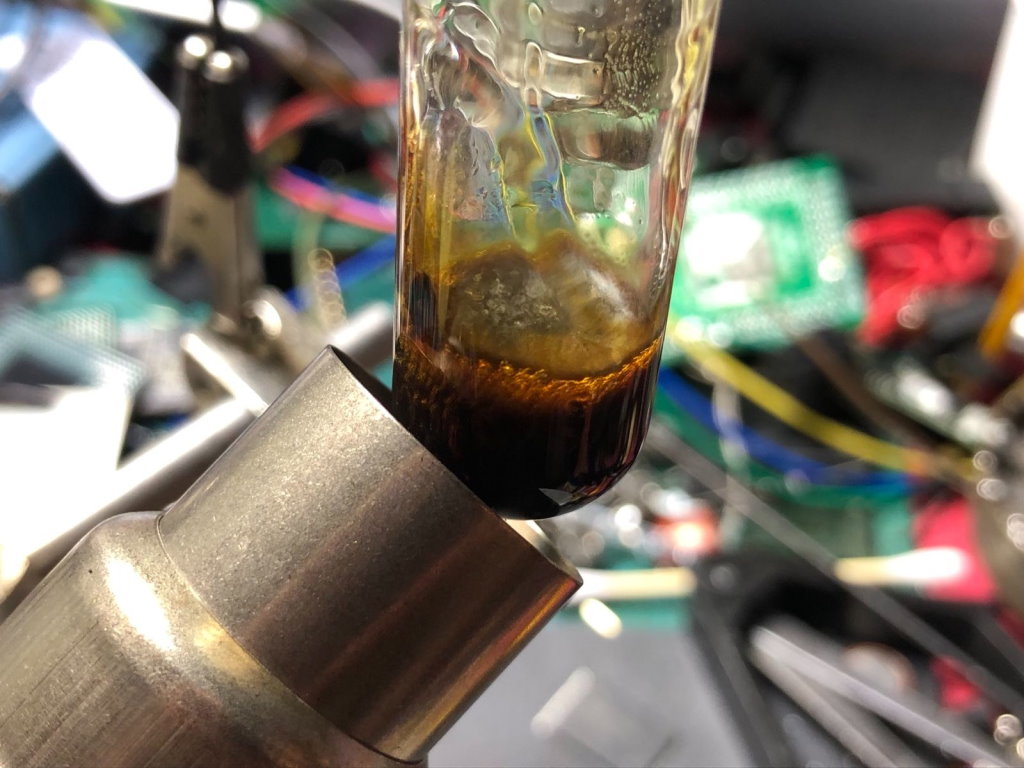 Experimental decapping setup