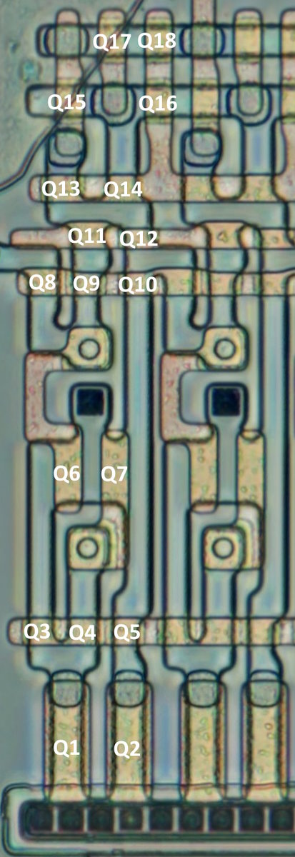 Closeup of the battery units