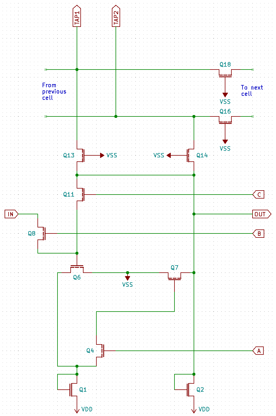 Cleaned up schematic of a single unit