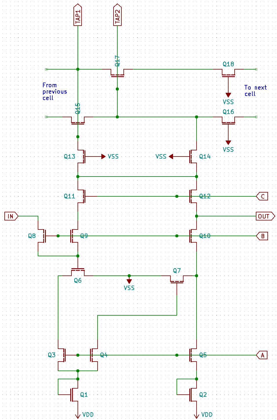 Initial schematic of a single unit