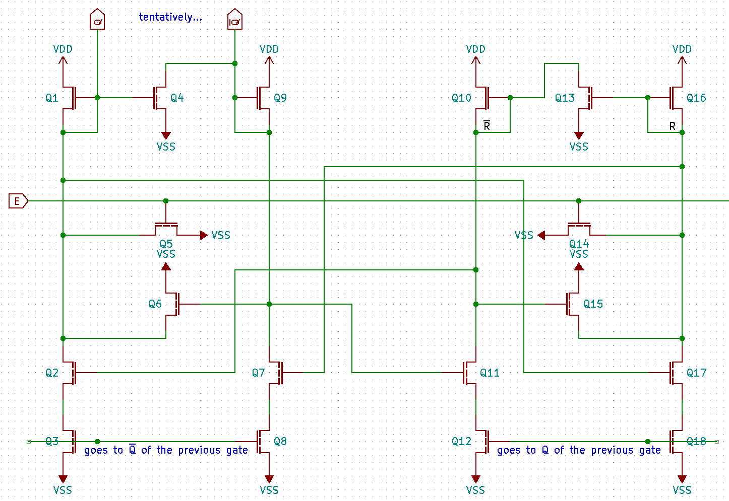 Tentative schematics of this little block