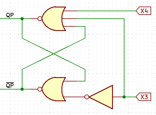 Chain 1 schematic, the clock driver part