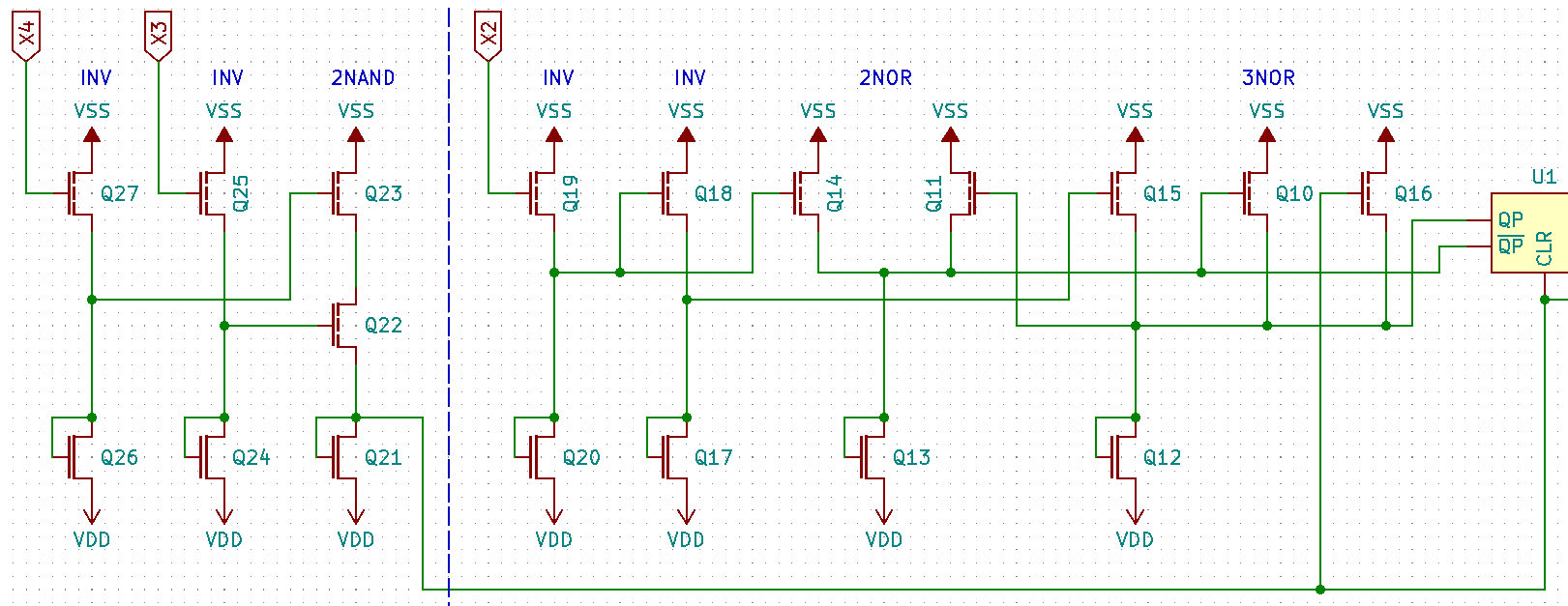 Chain 2 schematic with control parts placed appropriately