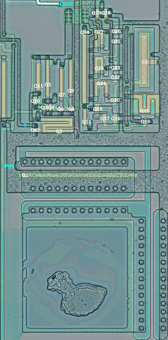 Pin C3 component layout