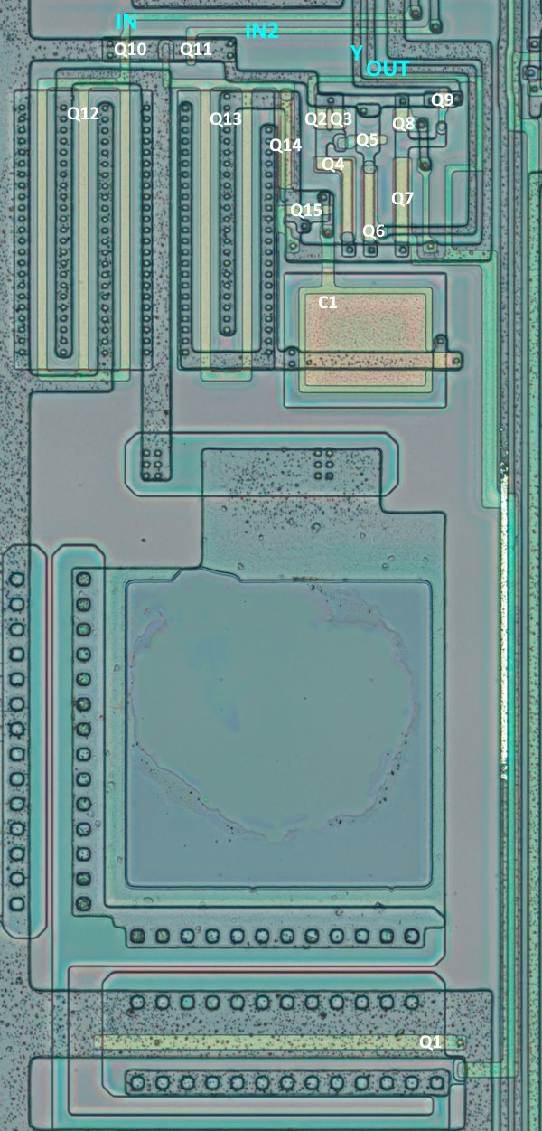 Pin C7 component layout